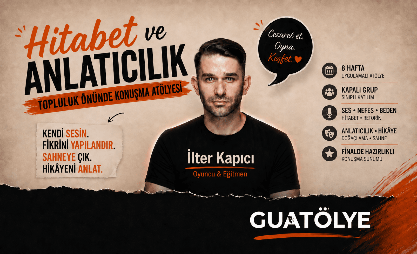 Topluluk Önünde Konuşma Atölyesi